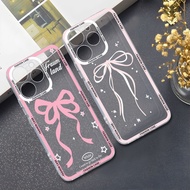 RY672 Latest Realme Note 70 Ribbon Softcase - Realme Note 70 C71 C75 Clear Case Airbag Bening