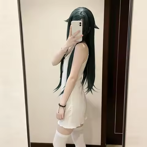 Saya no Uta Cosplay Summer Cute Japanese Style Daily White Sling Dress, Saya Cos Costume Women Anime