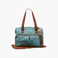 Babyshop Giggles Denim Diaper Bag With Double Handle And Zip Closure