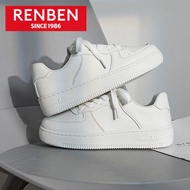 RENBEN New little white shoe woman Air Force One sneakers Students casually lace fashion board shoes