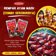 (COMBO SERONOKNYA)Rempah Ayam Madu Aymasos,Boleh Bakar Goreng Grill BBQ,Sesuai Picnic Camping bbq