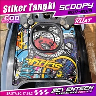 (COD) Stiker Tangki SCOOPY 2017-2019 Stiker Tangki bensin SCOOPY 2017-2019