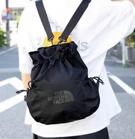 韓國預訂 The North Face Logo 斜挎水桶袋 索帶小背包 4色選