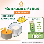 Margarine candles burn continuously for 8 hours - tealight candles burn essential oils and herbs to 