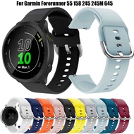 For Garmin Forerunner 158 / 245 / 55 / 645/ Venu / Venu SQ / Vivoactive 3/ Approach 20mm Watch Strap Soft Silicone Band