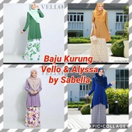 🔥[NEW ARRIVAL-READY STOCK]🔥BAJU KURUNG TANPA GOSOK VELLO/ALYSSA by SABELLA