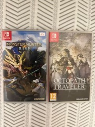 Monster Hunter Rise & 歧路旅人1 Nintendo Switch NS Games