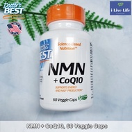 Doctor's Best-NMN Nicotinamide Mononucleotide 300 mg + CoQ10 100 60 Veggie Caps Supplement