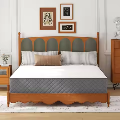 12 Inch Queen Mattress Medium Firm,Hybrid Queen Mattresses, 7-Zone Memory Foam Mattress with Pocket 