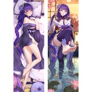 Genshin Impact Dakimakura Anime Inazuma Raiden Shogun Baal Pillowcase Bedding Pillow Customize Huggi