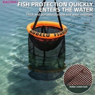 KADINA Round Floating Basket, Collapsible Durable Mesh Foldable Fishing Basket, Multi-purpose 25/35c