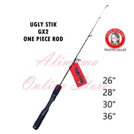 UGLY STIK GX2 ONE PIECE PRAWN FISHING ROD SPICE JORAN PANCING UDANG PRAWNING ROD