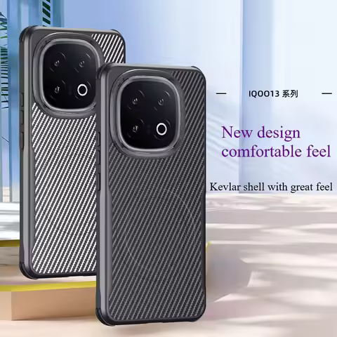 For vivo iqoo13 Case Luxury Calaf Stripe Skin-friendly Magnetic Back Cover For VIVO IQOO 13 5G Shock