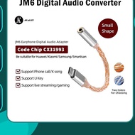️Jcally Jm6 DAC CX31993 Type C to 3.5mm Audio Converter alt Jcally JA04 JM04 Pro alt CX Pro DAC|Sq6