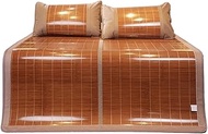 Waterproof Sleeping Bed Mat Foldable Double Sided Bamboo Mat Cooling Pad Smooth Air Conditioning For