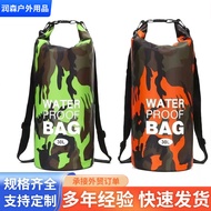 5L10L20l Drifting Waterproof Bucket Bag Beach Waterproof Bucket Bag Portable Outdoor Camouflage Wate