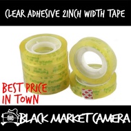 [BMC] [Stationery] Clear Adhesive 2inch Width Tape (5 rolls) *MUST SELECT SINGPOST NORMAL MAIL