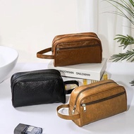 PU Men's Wash Bag Wash Bag Waterproof Portable Travel Fashion Cosmetic Bag Portable Wash Bag Large C