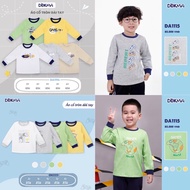 (2-6Y) Dokma boys' long-sleeved shirt in thin cotton fabric DA1115 DA1118 DA1196
