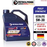 PETROLPENN Ecolite 5W-30 (4L) Fully Synthetic API SP/CF Engine Oil Fuel Efficiency