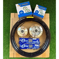 [EXCEL ASIA TAKASAGO COMBO SET] ALLOY RIM EXCEL ASIA + HUB CHROME AS33 + LIDI AS33 ALLOY RIM EXCEL A
