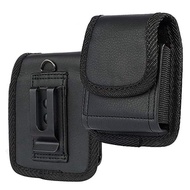 Leather Phone Pouch For Samsung Z Flip 3 5G Belt Clip Holster Oxford Cloth Phone Case For Galaxy Z F