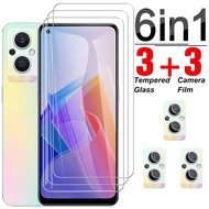 6 in 1 Tempered Glass For Oppo Reno7 Z 5G Full Cover Screen Protector Lens Film For Reno7Z Reno 7 Z 5G Safety Glass