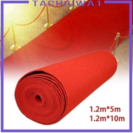 [Tachiuwa1] Red Carpet Aisle Runner 1.2M Wide Durable Portable Red Aisle Runner Wedding Carpet for P