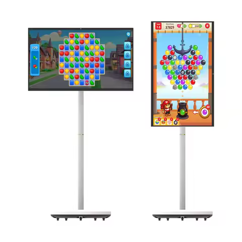 New Product 24 Inch Portable Tv Wifi Android 12 Smart Tv Tablet 10 Point Touch Screen Monitor 360 Ro
