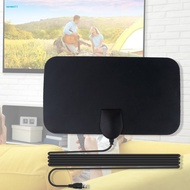  1 Set HDTV-01 Antenna High Gain Long Distance Transmission ABS 4K HD-compatible Digital TV Antenna for Television