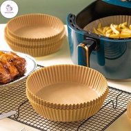 UN 100pcs/set Air Fryer Paper Disposable Air Fryer Parchment Liner Oil and Waterproof Oil Paper