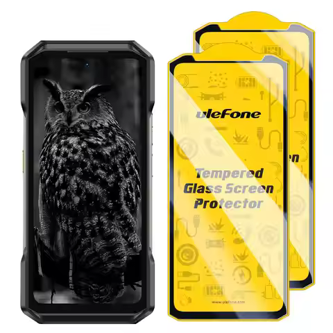 For Ulefone Armor 27 / 27T 2pcs / Pack Ulefone 9H HD Anti Fingerprint Tempered Glass Screen Protecto