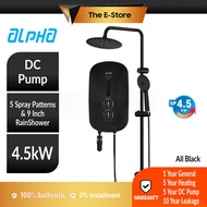 [New] Alpha SMART 18i SP RainShower Super Power 4.5kW Instant Water Heater with DC Pump | SMART 18 i SP Rain Shower (Water Heater with Pump Home Shower Heater 熱水器 热水器 热水机)