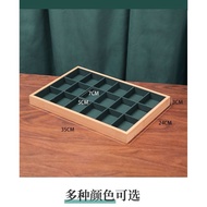 [Jewelry Display Tray] Bamboo Wood Lattice Jewelry Tray Earring Tray Jewelry Jewelry Necklace Tray S