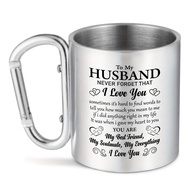 TEMU 1pc,funny Coffee Mug, To My Husband Never That I Love Mug,tea Cups For Husband Birthday, Valent