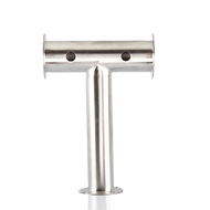 Kegland [làm quán bia công cụ] mô-đun 76mm mặt bích font-Double TEE bia font kegarator Homebrew quán