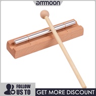[ammoon]1 Tone Wooden Chimes with Mallet Percussion Instrument for Prayer Yoga Meditation Musical Chime for Children Teachers' Classroom Reminder Bell