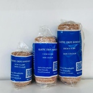 NURCARE ELASTIC CREPE BANDAGE 5X4.5CM | 7.5X4.5CM | 10X4.5CM (SKIN COLOUR)