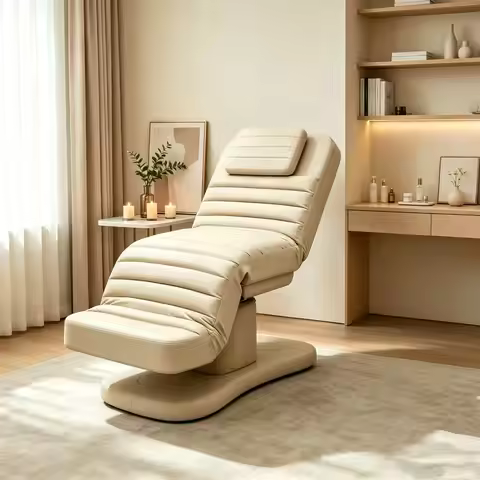 Light Luxury Beauty Bed, Perforated Beauty Bed, Therapy Bed, Massage Bed, Multifunctional Beauty Bed