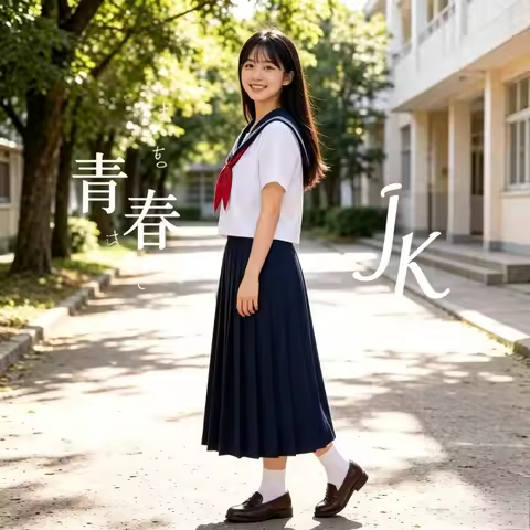 Japanese Kanto Collar Sailor Dress JK Uniform Goldfish Knot Preppy College Style School Class Unifor