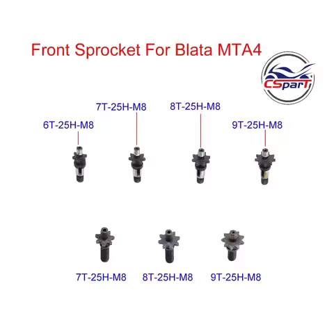 6 7 8 9 6T 7T 8T 9T Tooth Front Pinion Sprocket 39CC Water Cooled B1 MT A4 Mini Moto Bike 25H 6MM Ch