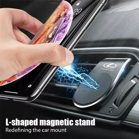 Magnetic Car Phone Holder Stand Air Vent Clip Car Mobile Mount For Lexus IS250 Ct200h LS430 LX570 NX