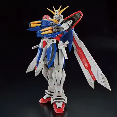In Stock Bandai RG 1/144 God Gundam GF13-017NJII Mobile Fighter G Gundam Assembly Model Kit
