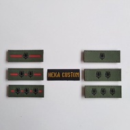 TNI PDL HAT RANK CRETATION STICKERS (NURSING PERWIRA)