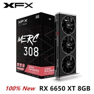 XFX 6650XT 8GB MERC XFX 6650XT 8GB MERC 100% New XFX RX 6600XT 6600 6650 XT 6650XT 8GB GPU AMD Graph