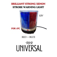 UNIVERSAL Brilliant Strong Xenon 10 Flash Strobe Warning Light 12V Strobe Warning Flash Lights