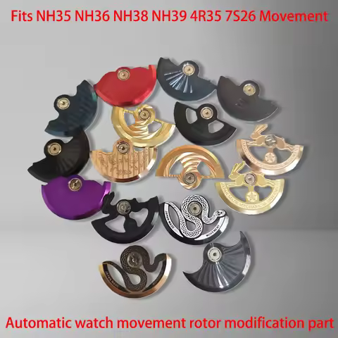 NH35 NH36 Watch Movement Oscillating Weight Modified Rotor Fit NH34 NH35 NH36 NH38 4R 6R 7S Automati