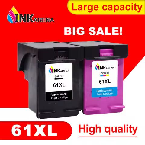 INKARENA 61XL Ink Cartridges Replacement For HP 61 Deskjet 1000 1010 1510 2050 2540 3050 Envy 4500 4