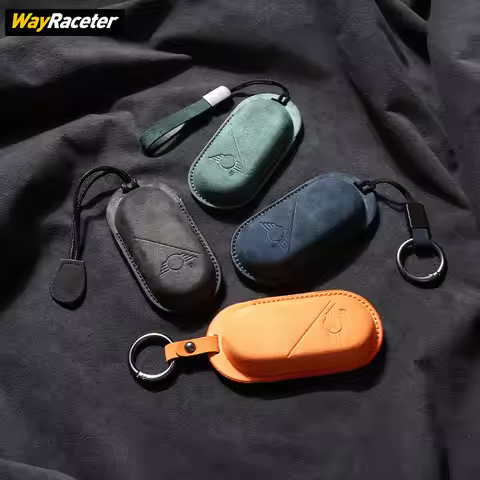 Car Remote Key Case Cover Made of Alcantara Protection Bag For MINI Countryman U25 2024 Aceman J05 2