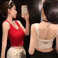 JUCIN bra, B 613 crop top bra with sweat-absorbent cotton foam padding, unique design